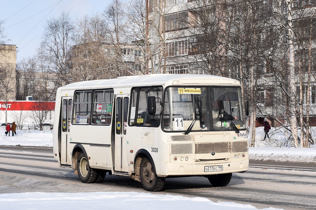 Архангельская область, ПАЗ-320540-22 № 3020