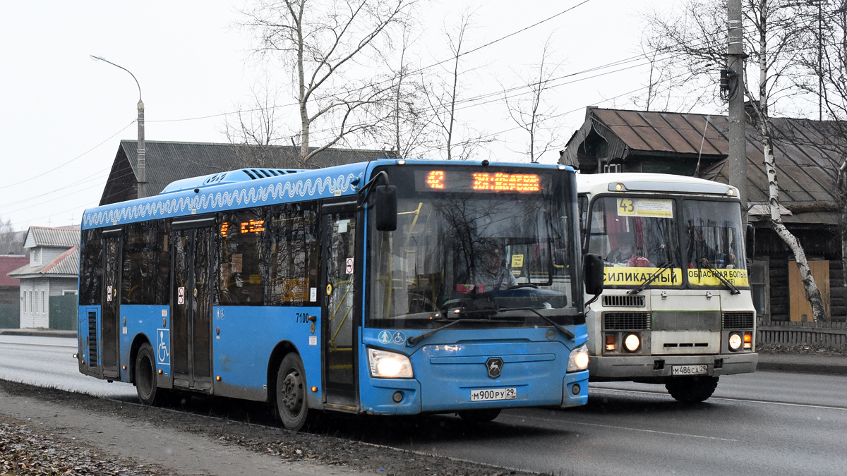 Архангельская область, ЛиАЗ-4292.60 (1-2-1) № 7100