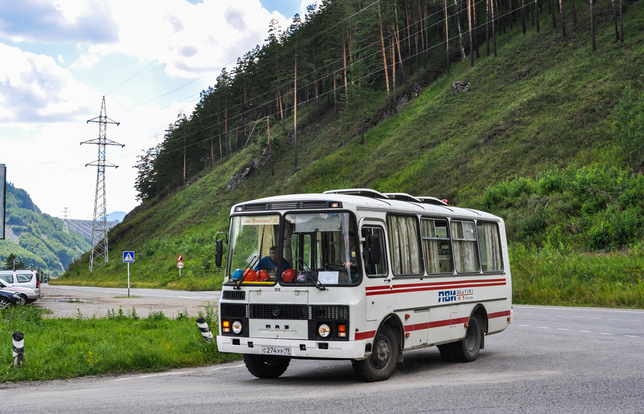 Хакасия, ПАЗ-32053 ЛВИ-3990 № С 274 УУ 19