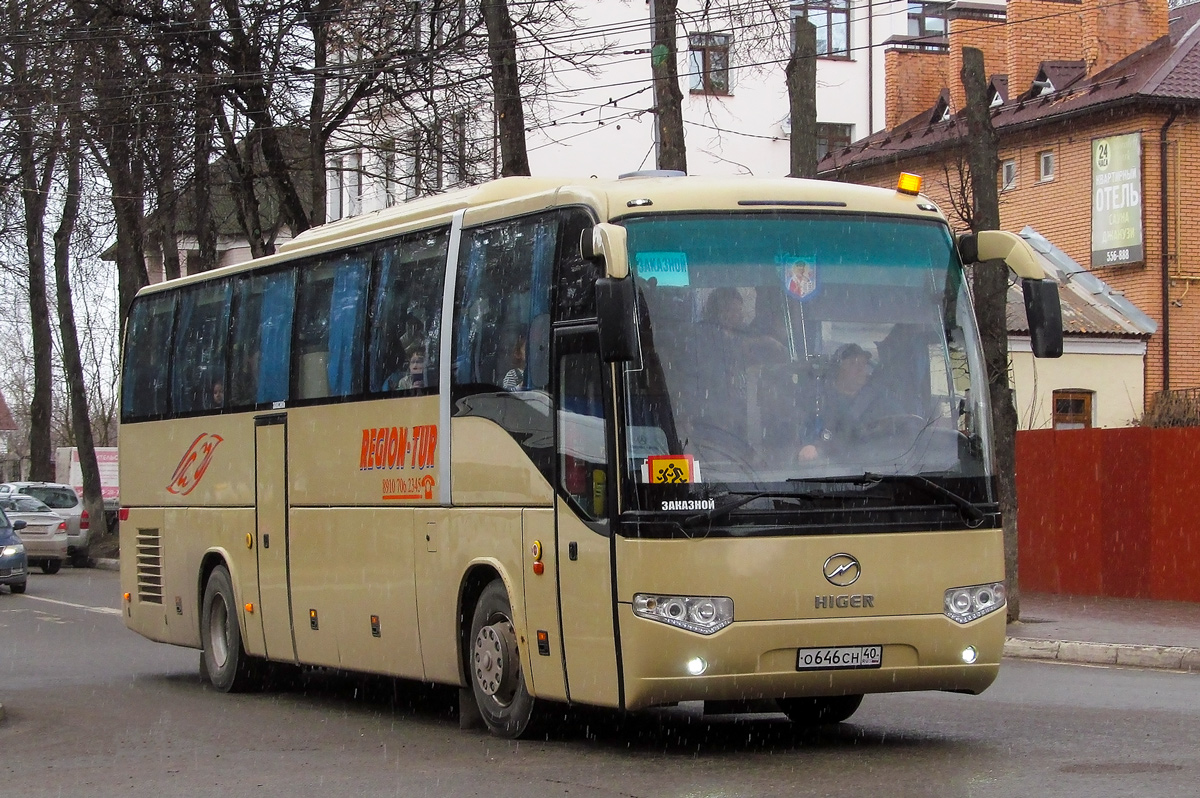 Калужская область, Higer KLQ6129Q № О 646 СН 40