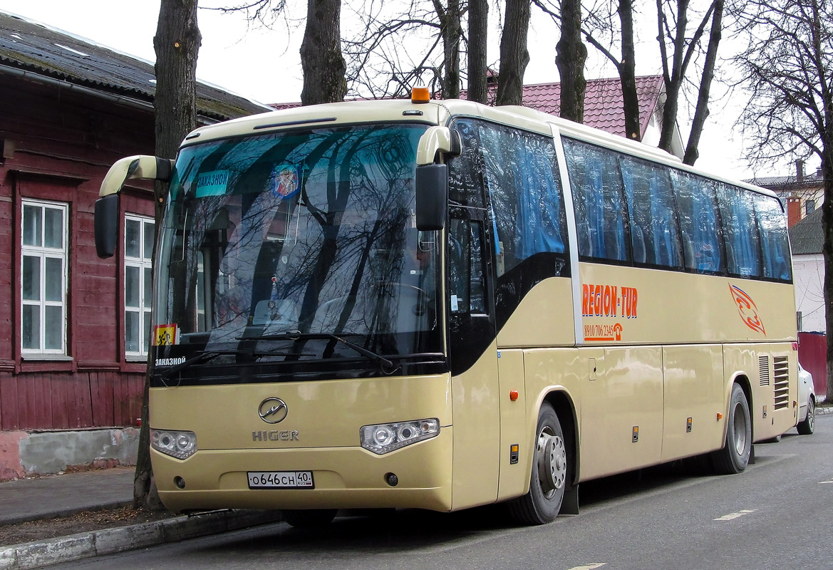 Калужская область, Higer KLQ6129Q № О 646 СН 40