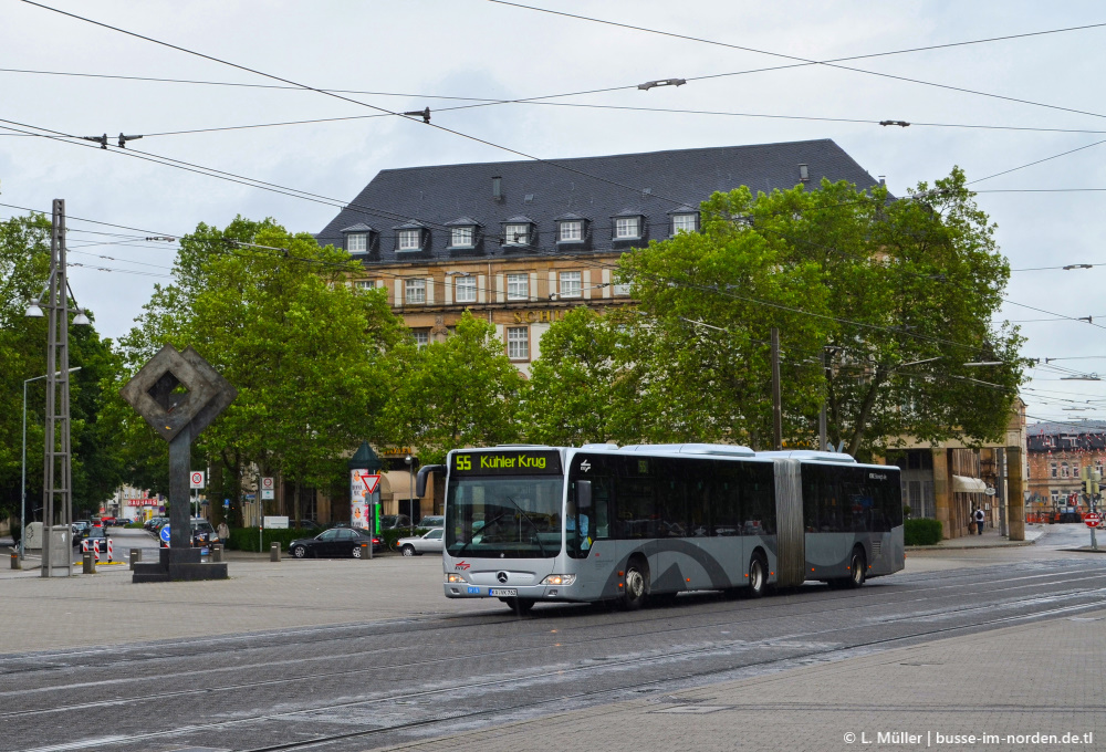 Баден-Вюртемберг, Mercedes-Benz O530G Citaro facelift G № 762