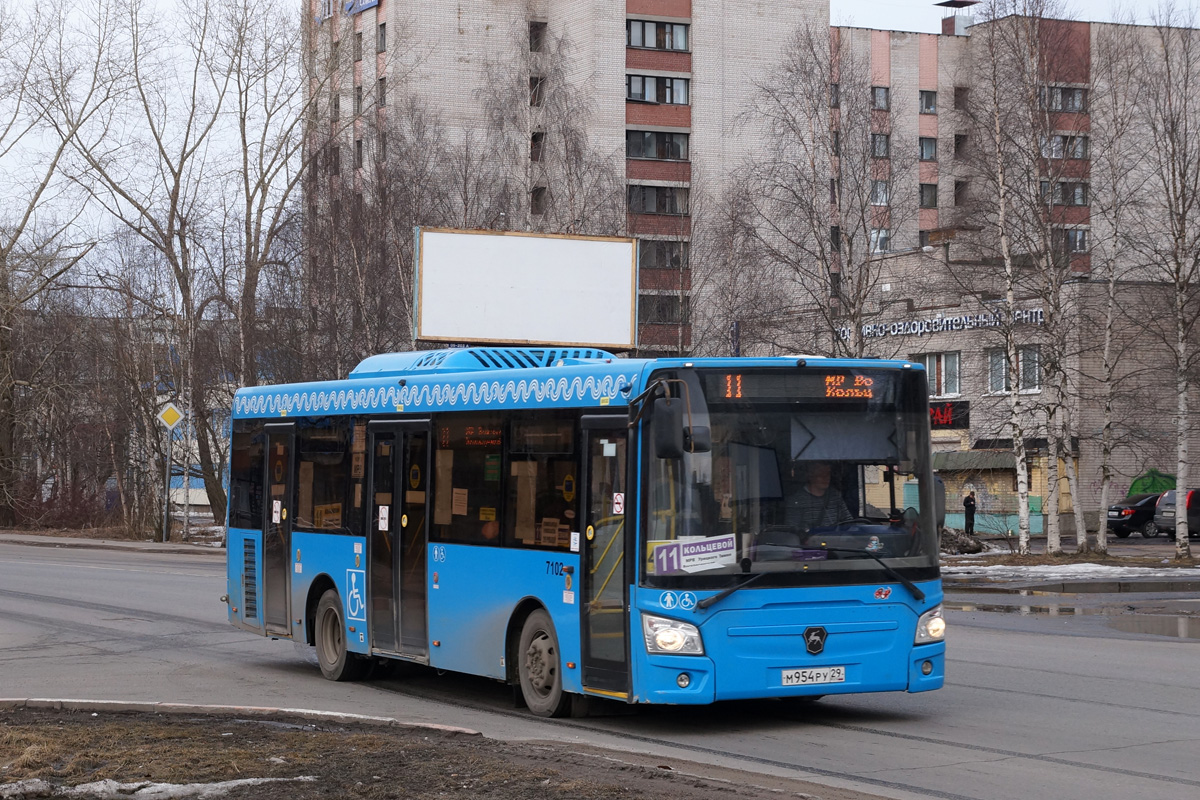 Архангельская область, ЛиАЗ-4292.60 (1-2-1) № 7102