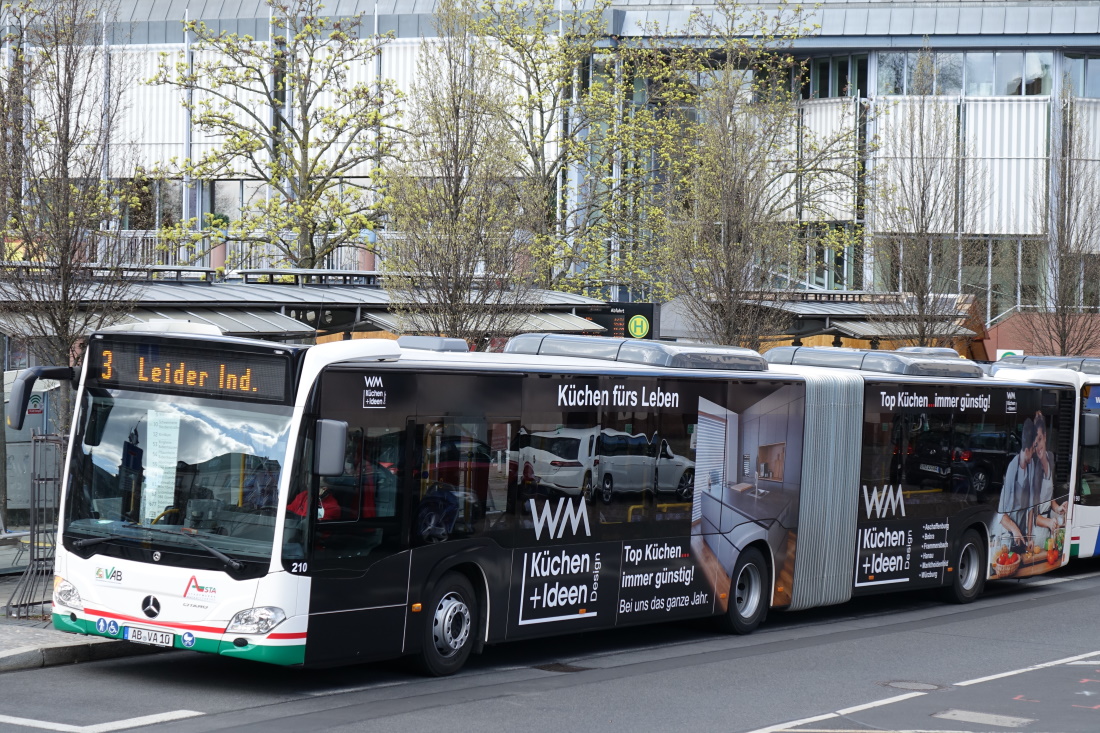 Бавария, Mercedes-Benz Citaro C2 G hybrid № 210