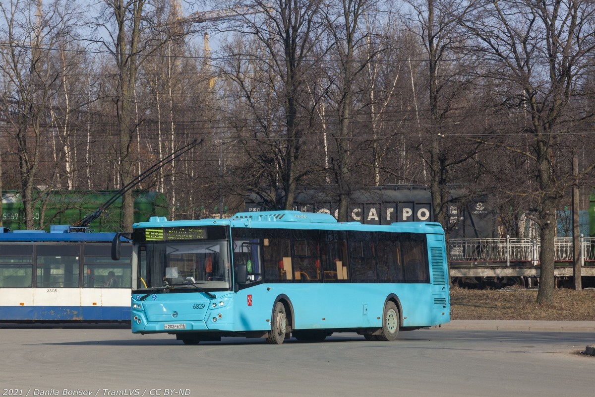 Санкт-Петербург, ЛиАЗ-5292.65 № 6829