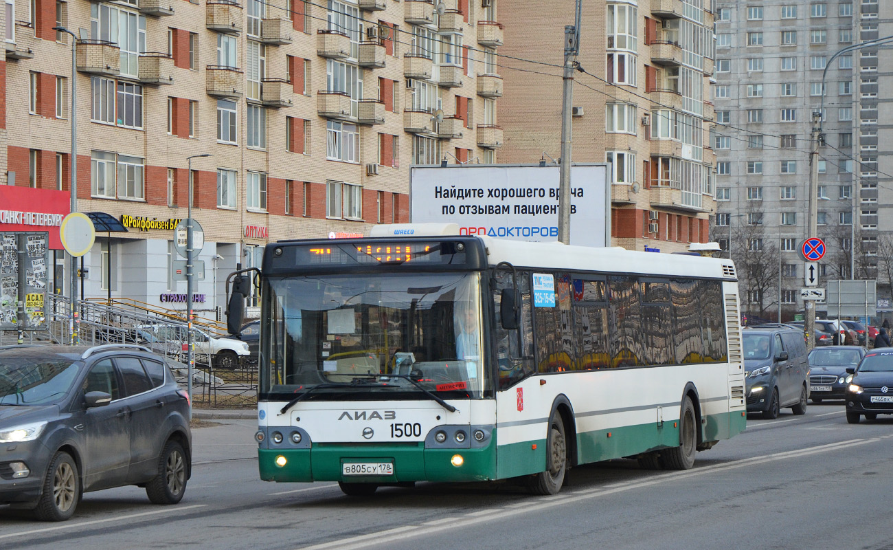 Санкт-Петербург, ЛиАЗ-5292.60 № 1500