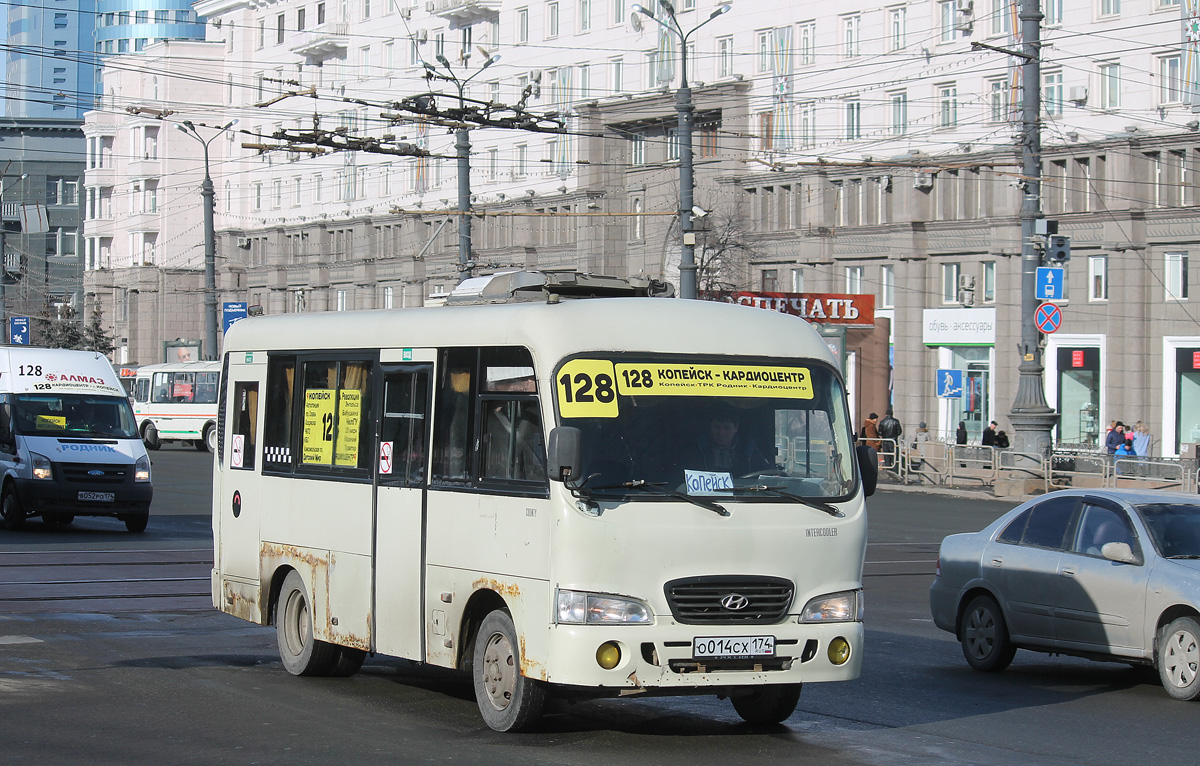 Челябинская область, Hyundai County SWB (РЗГА) № О 014 СХ 174