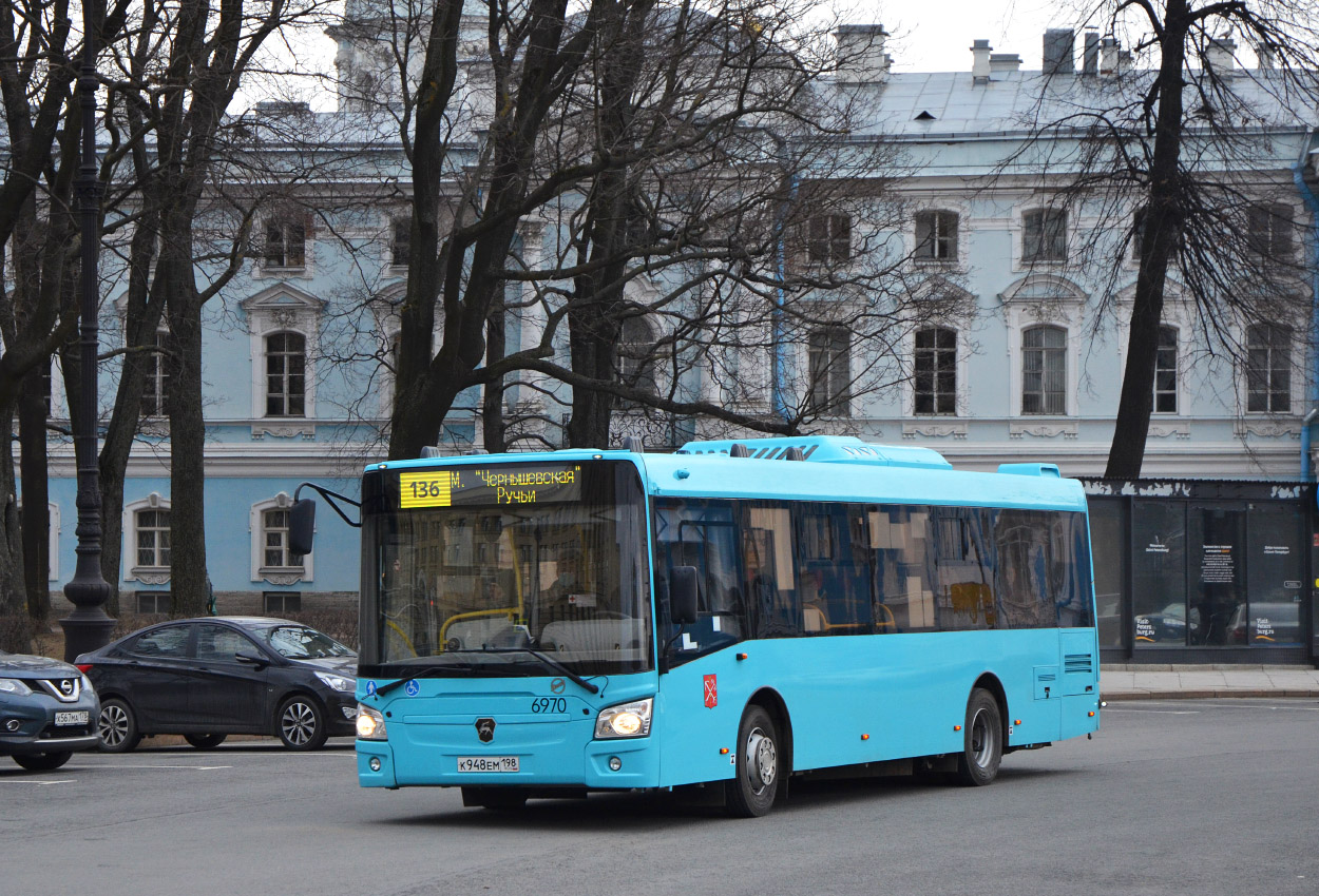 Sankt Peterburgas, LiAZ-4292.60 (1-2-1) Nr. 6970