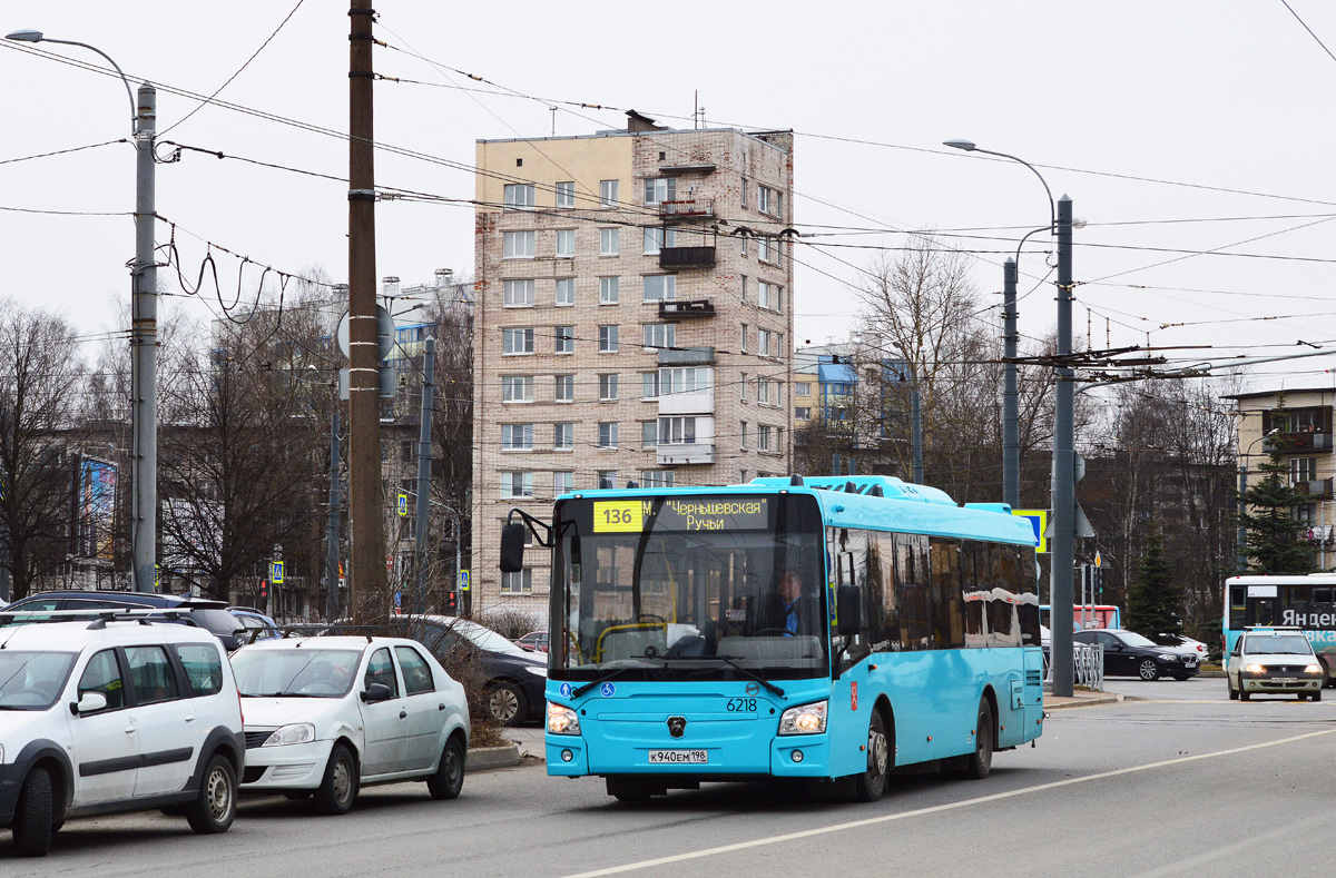 Санкт-Петербург, ЛиАЗ-4292.60 (1-2-1) № 6218