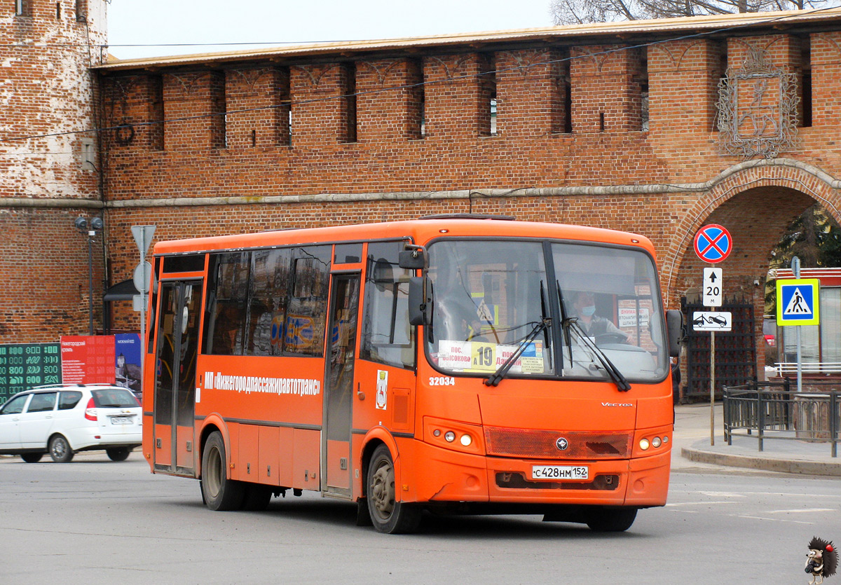 Нижегородская область, ПАЗ-320414-04 "Вектор" № 32034