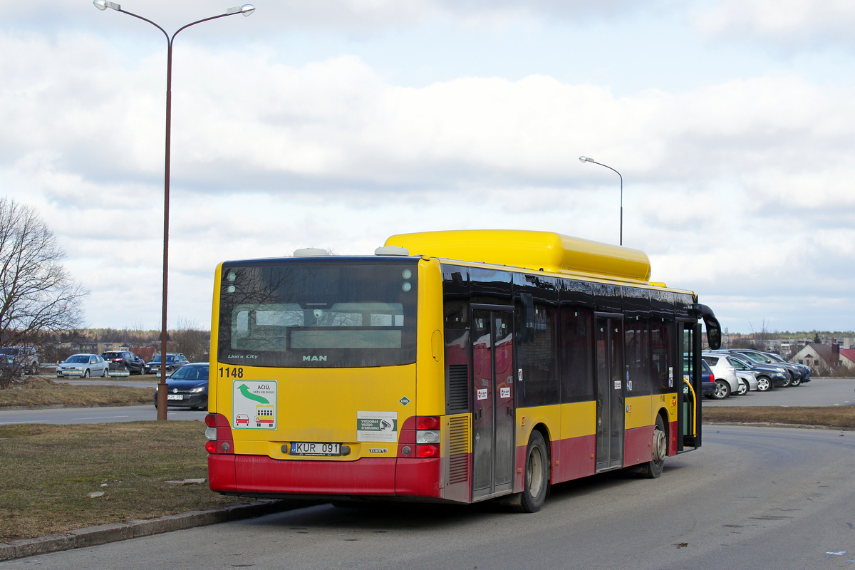 Литва, MAN A21 Lion's City NL273 CNG № 1148