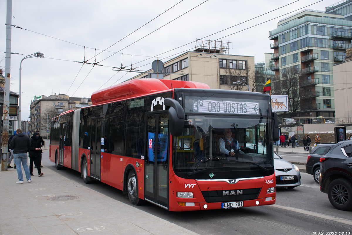 Литва, MAN A23 Lion's City G NG313 CNG № 4580