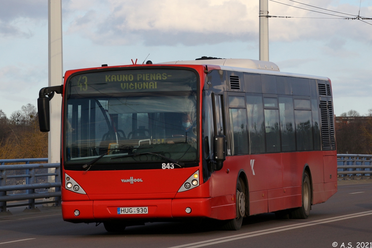 Литва, Van Hool New A330 № 843