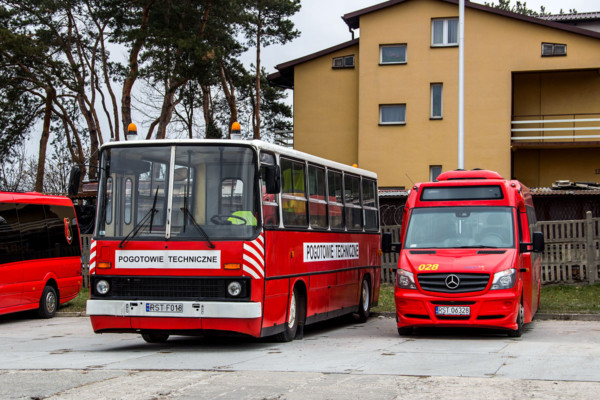 Lengyelország, Ikarus 260 (280) sz.: RST F018; Lengyelország, Automet Cityliner sz.: 028