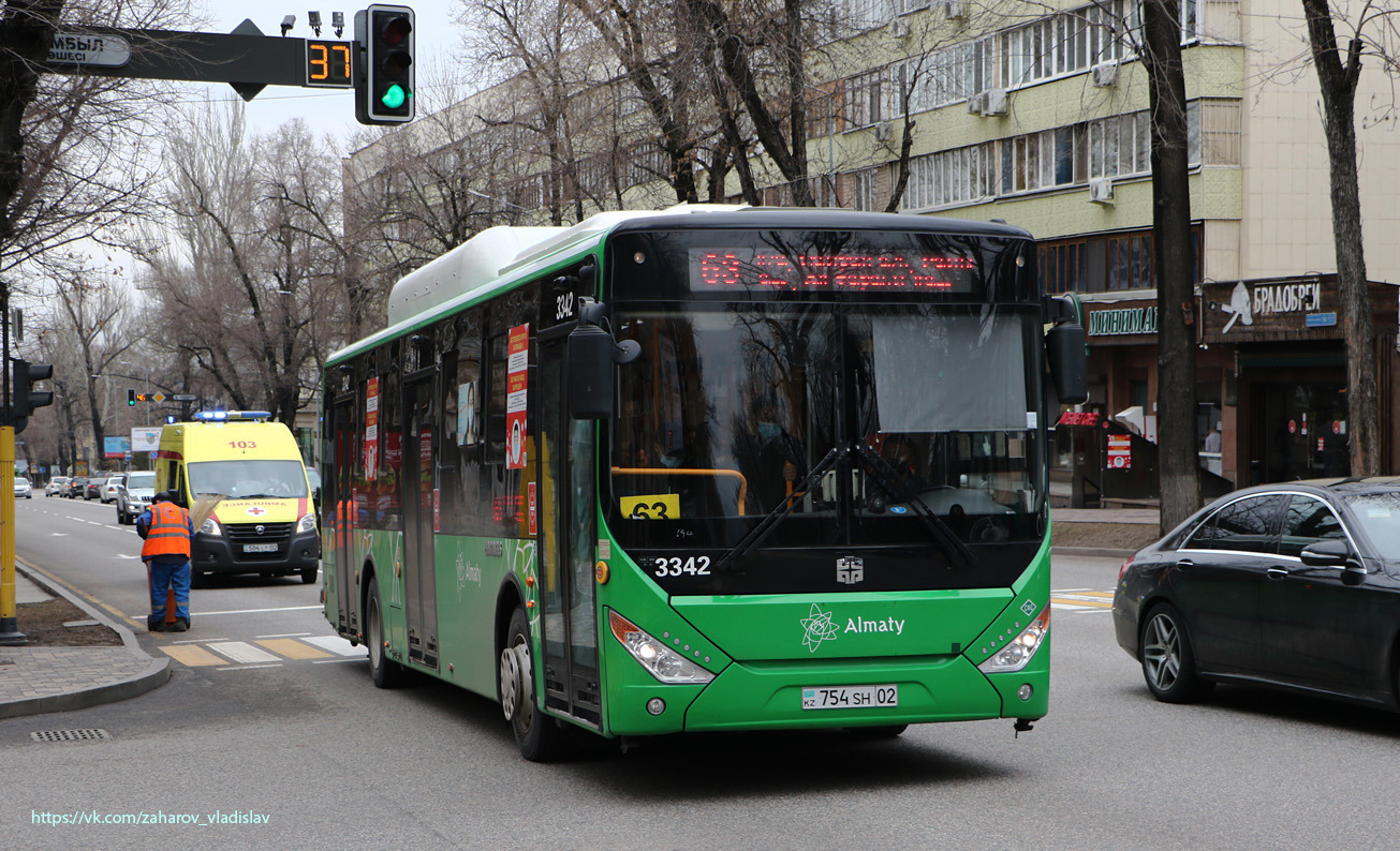 Алматы, Zhong Tong LCK6125HGAN № 3342