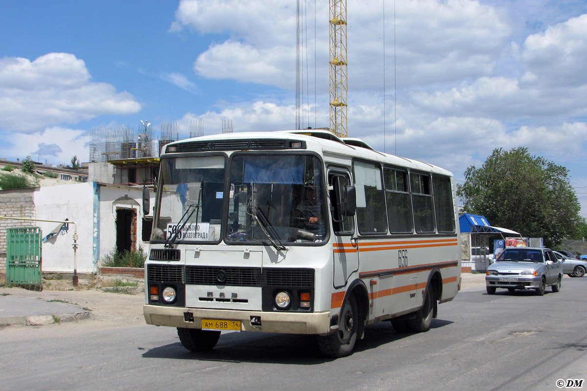 Волгоградская область, ПАЗ-32053 № 656