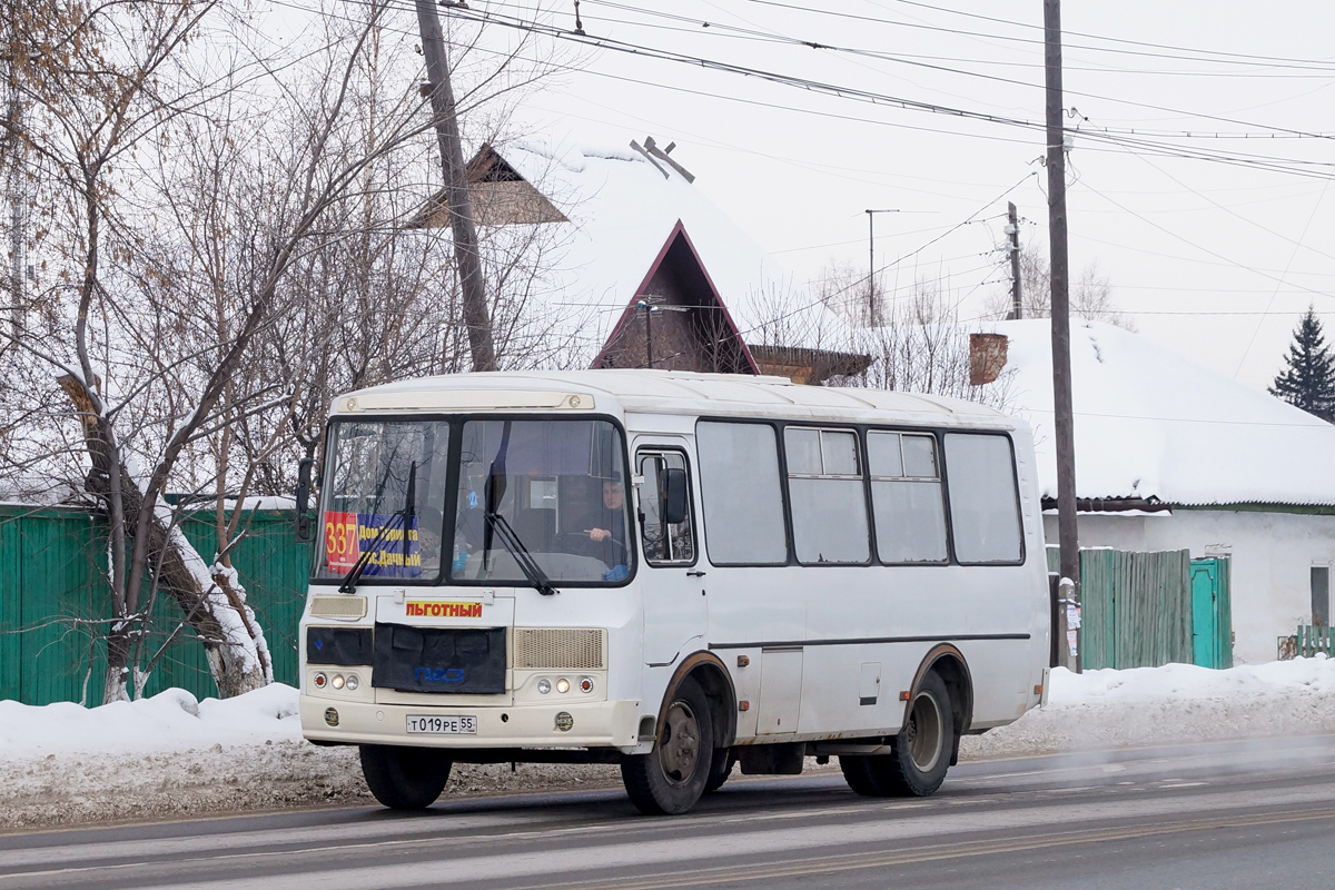 Омская область, ПАЗ-32054 № Т 019 РЕ 55