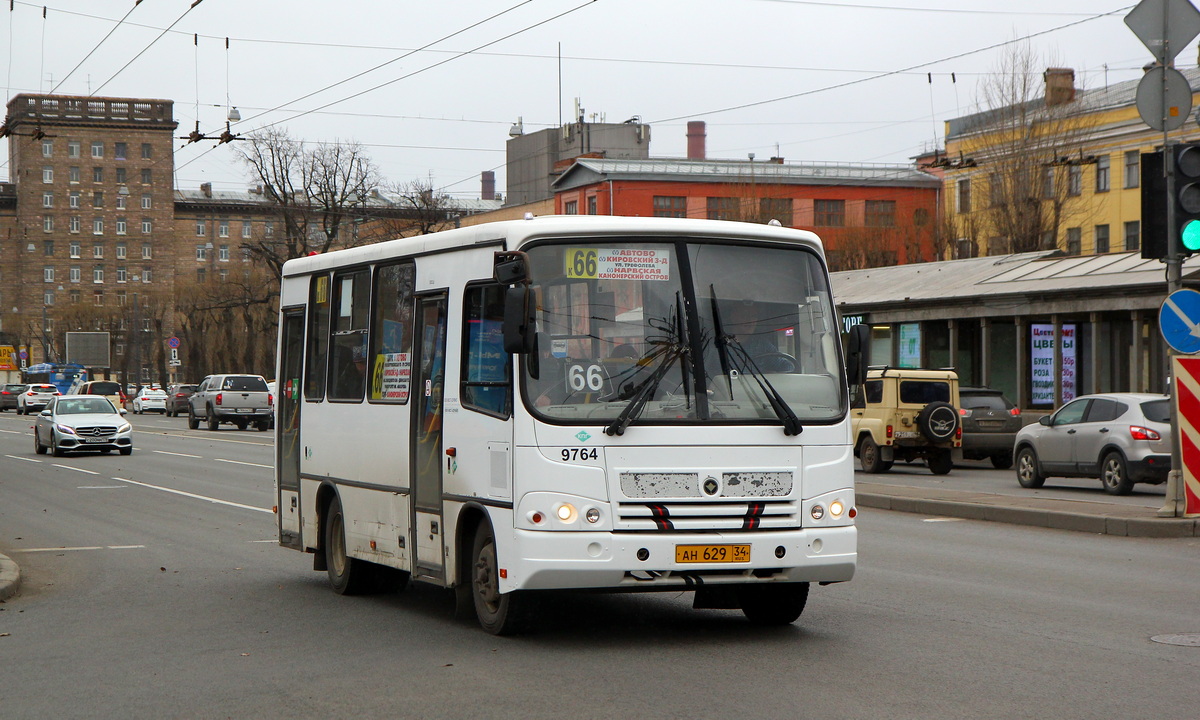 Санкт-Петербург, ПАЗ-320302-11 № 9764