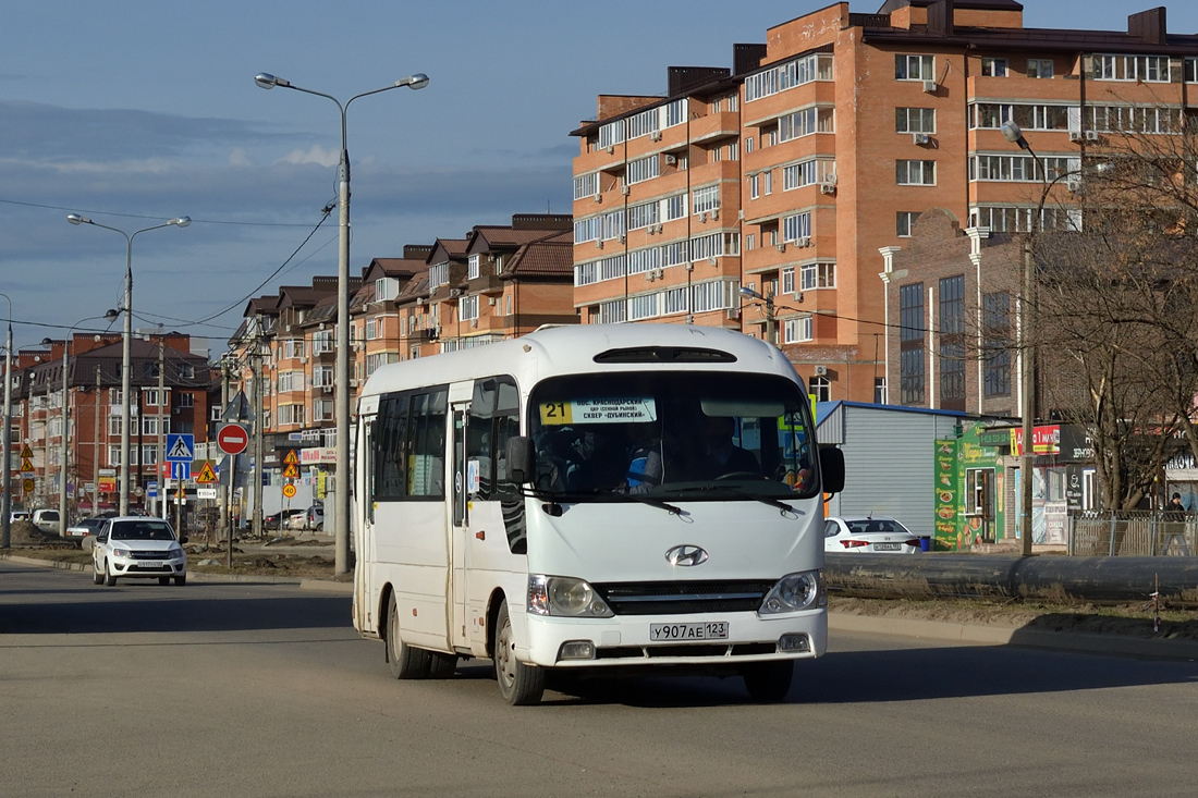 Краснодарский край, Hyundai County Kuzbass № У 907 АЕ 123