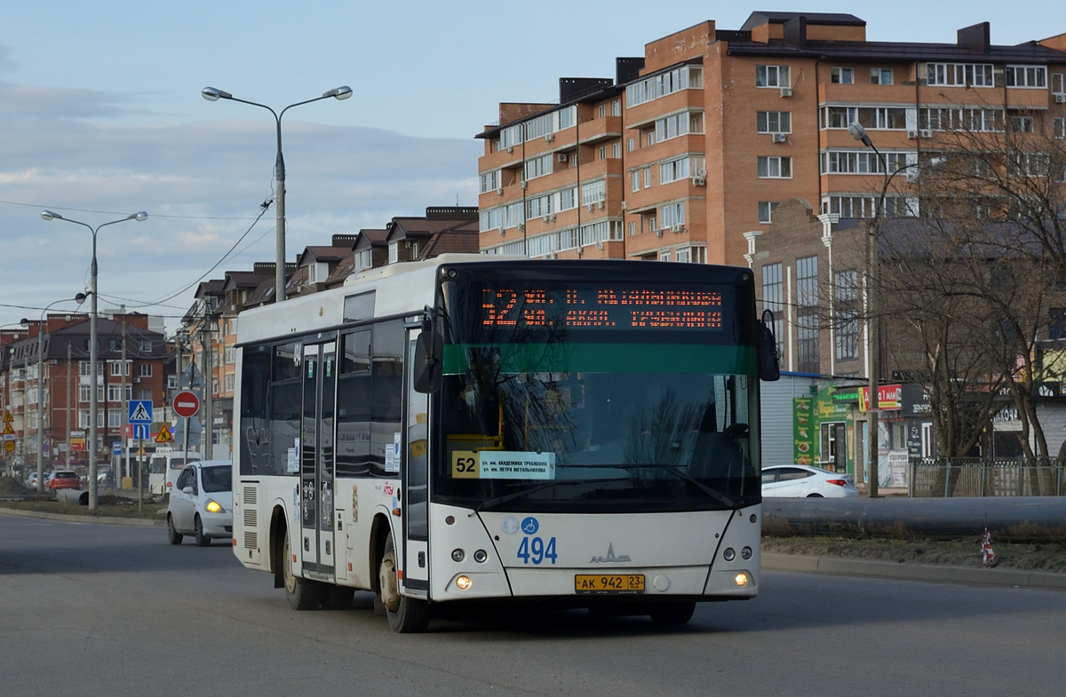 Krasnodar region, MAZ-206.086 № 494