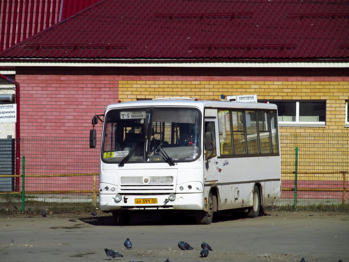 Нижегородская область, ПАЗ-320402-03 № АУ 591 52