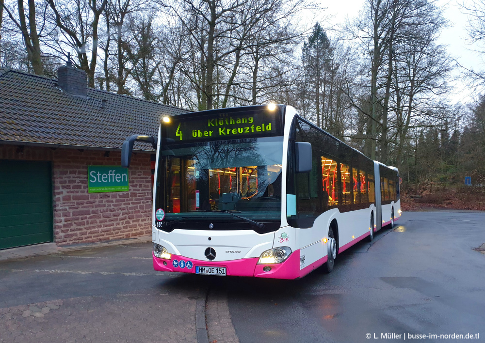 Dolní Sasko, Mercedes-Benz Citaro C2 G č. 151