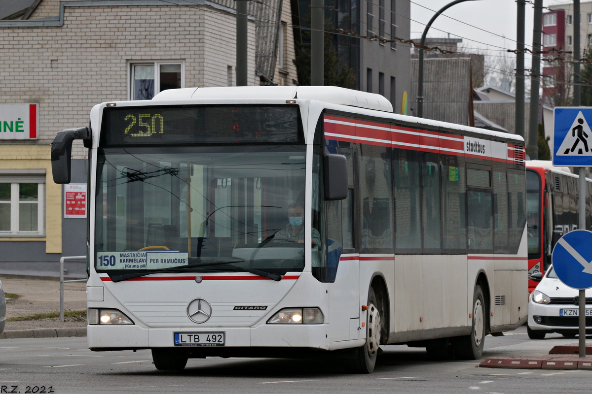 Литва, Mercedes-Benz O530 Citaro № LTB 492