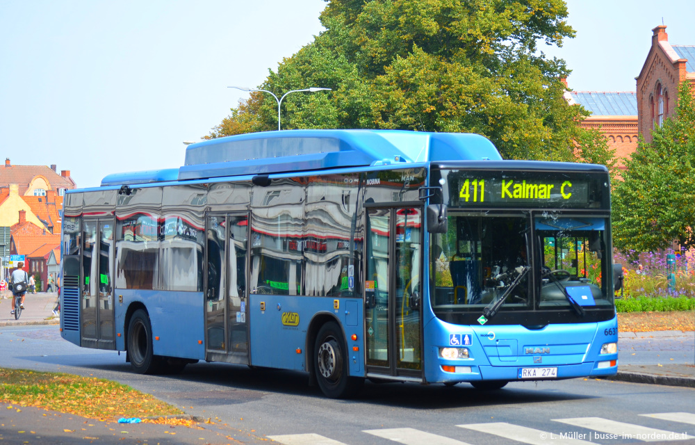 Швеция, MAN A21 Lion's City NL313 CNG № 6637