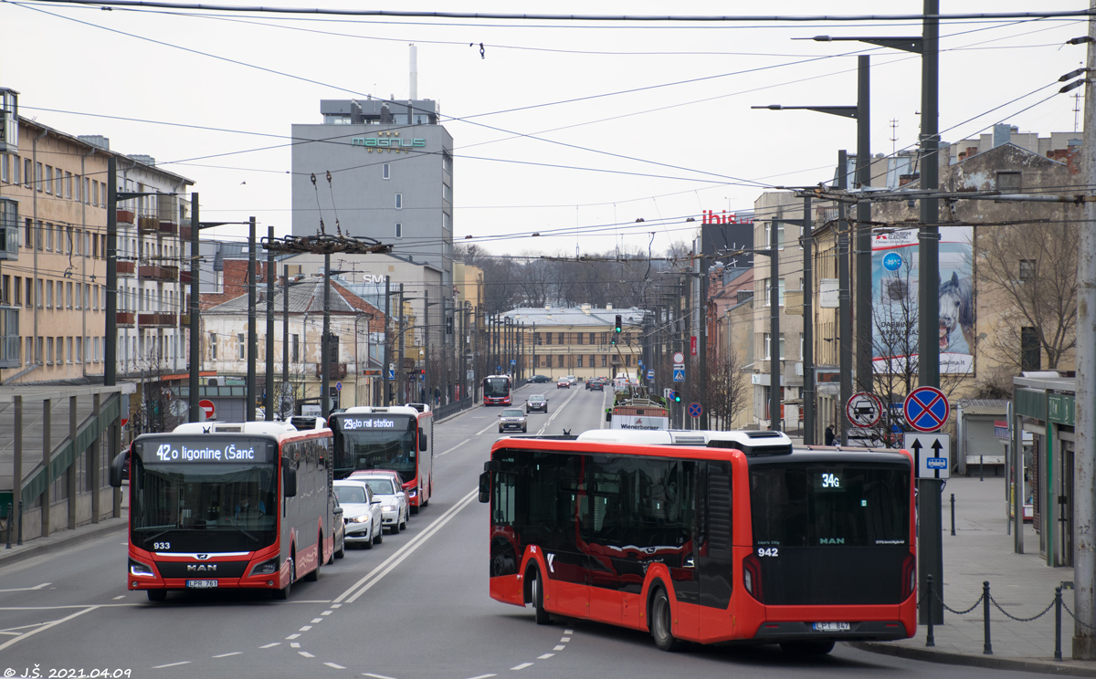 Литва, MAN 12C Lion's City 12 NL330 EfficientHybrid № 942