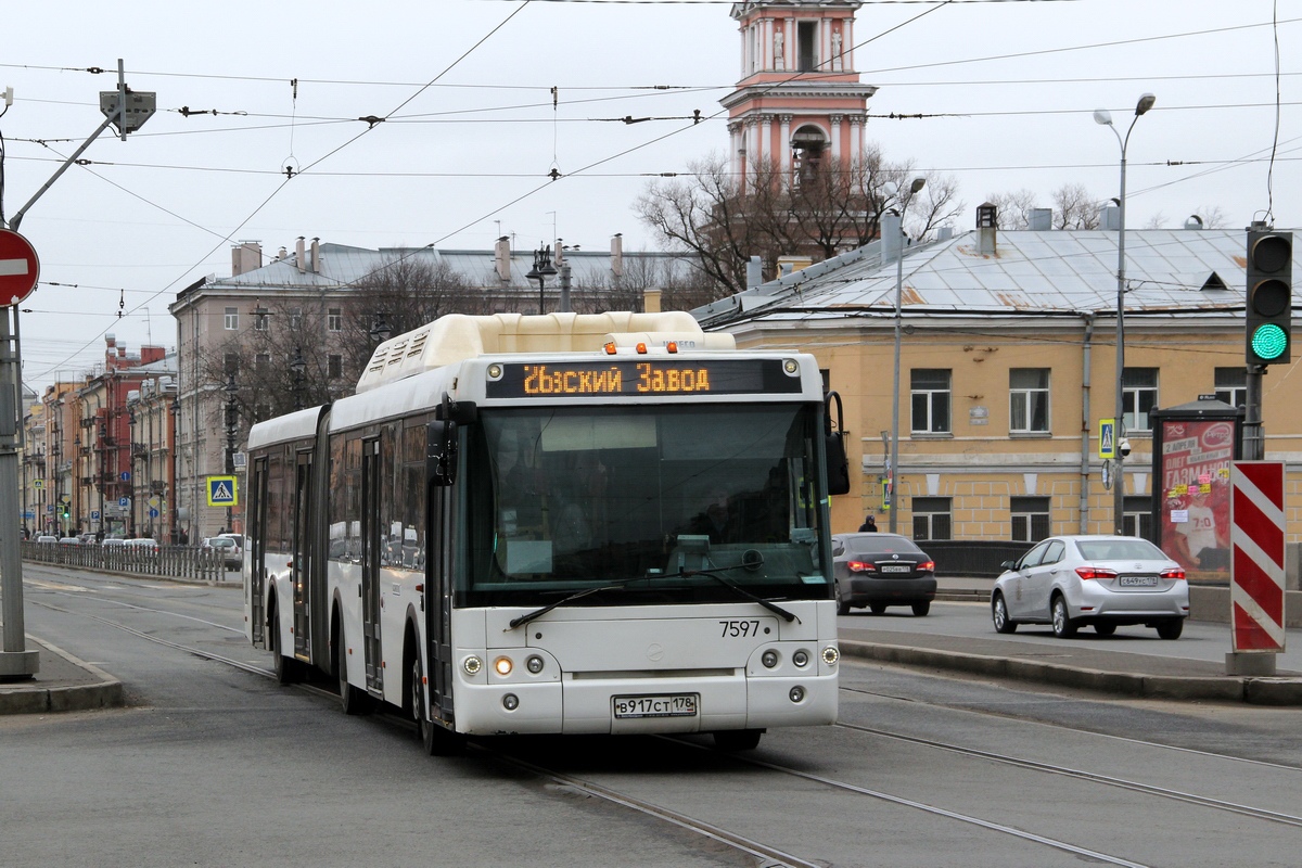 Санкт-Петербург, ЛиАЗ-6213.71 № 7597