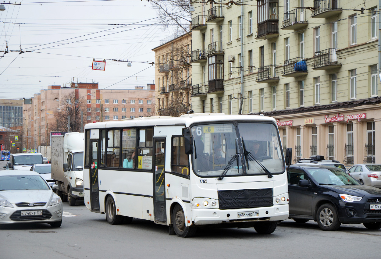 Санкт-Петербург, ПАЗ-320412-05 № 7765