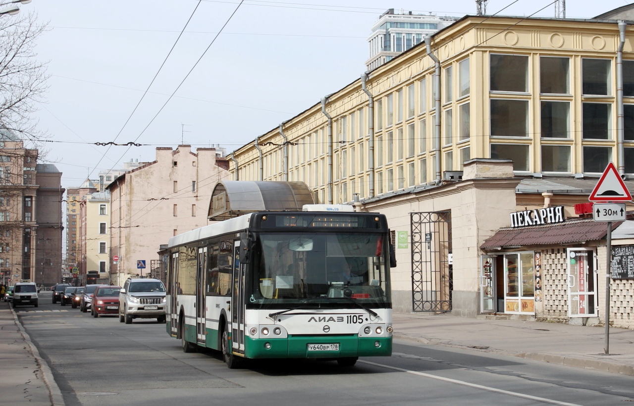 Санкт-Петербург, ЛиАЗ-5292.60 № 1105