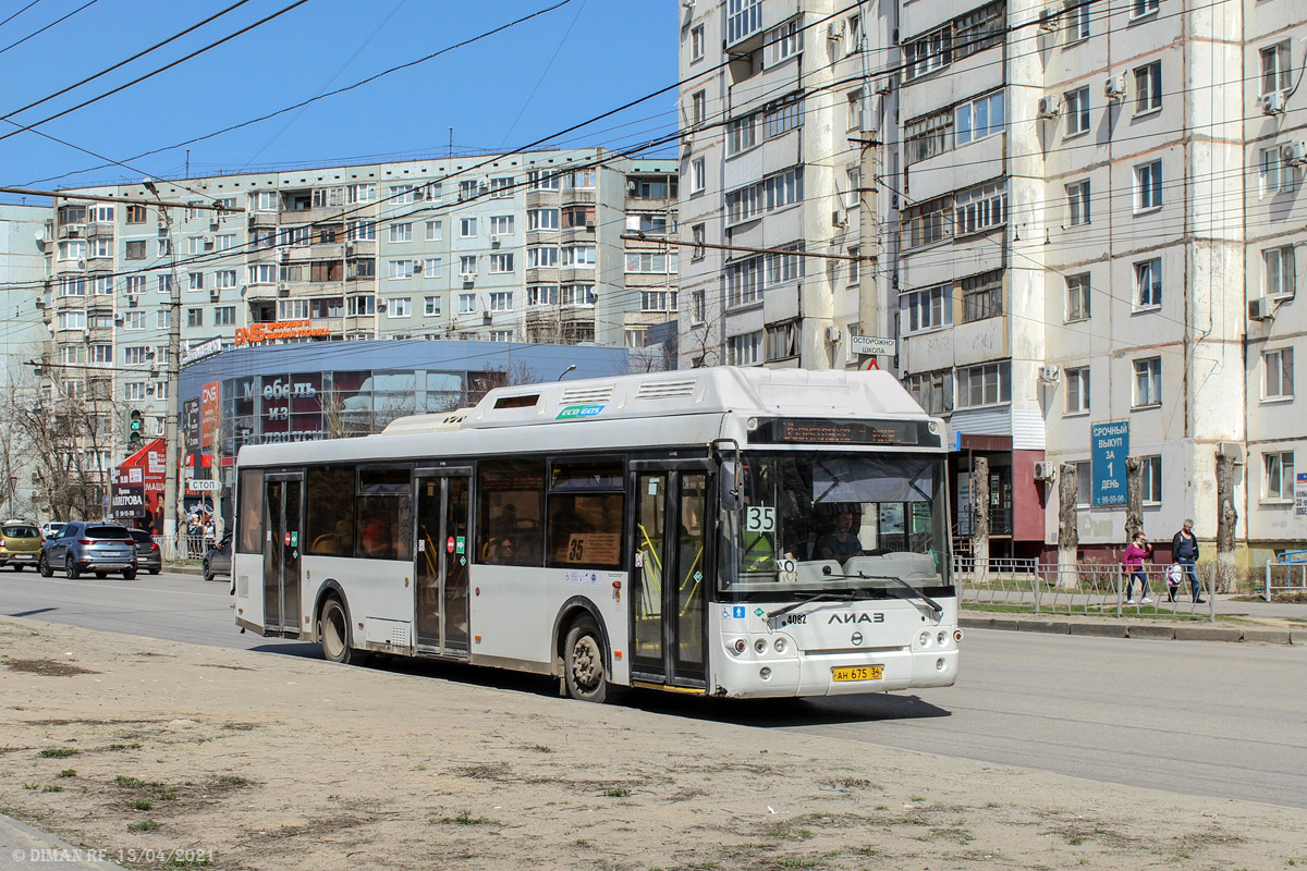 Волгоградская область, ЛиАЗ-5292.67 (CNG) № 4082