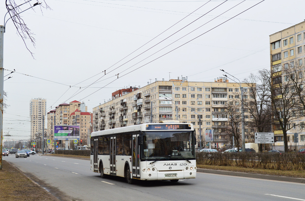 Санкт-Петербург, ЛиАЗ-5292.60 № 6245