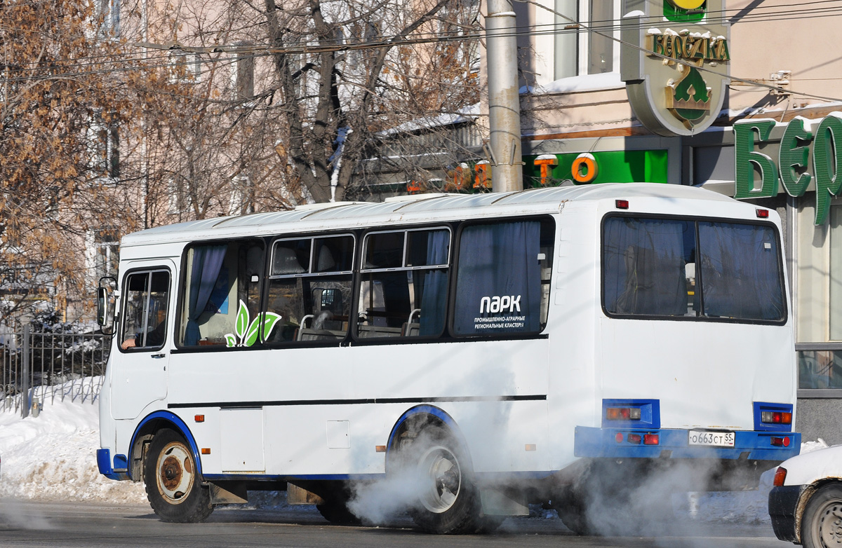 Омская область, ПАЗ-32054 № О 663 СТ 55