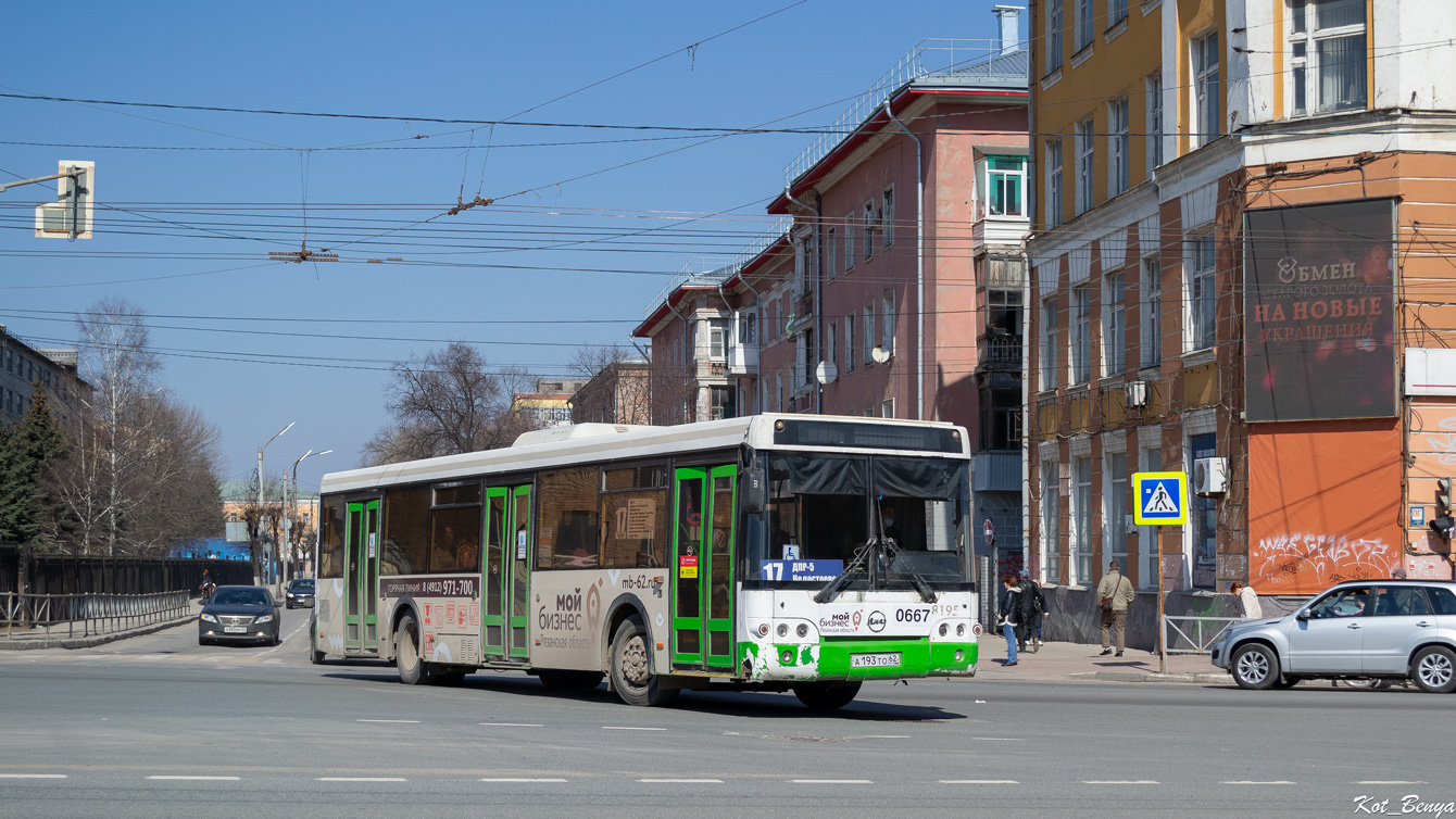 Рязанская область, ЛиАЗ-5292.21 № 0667