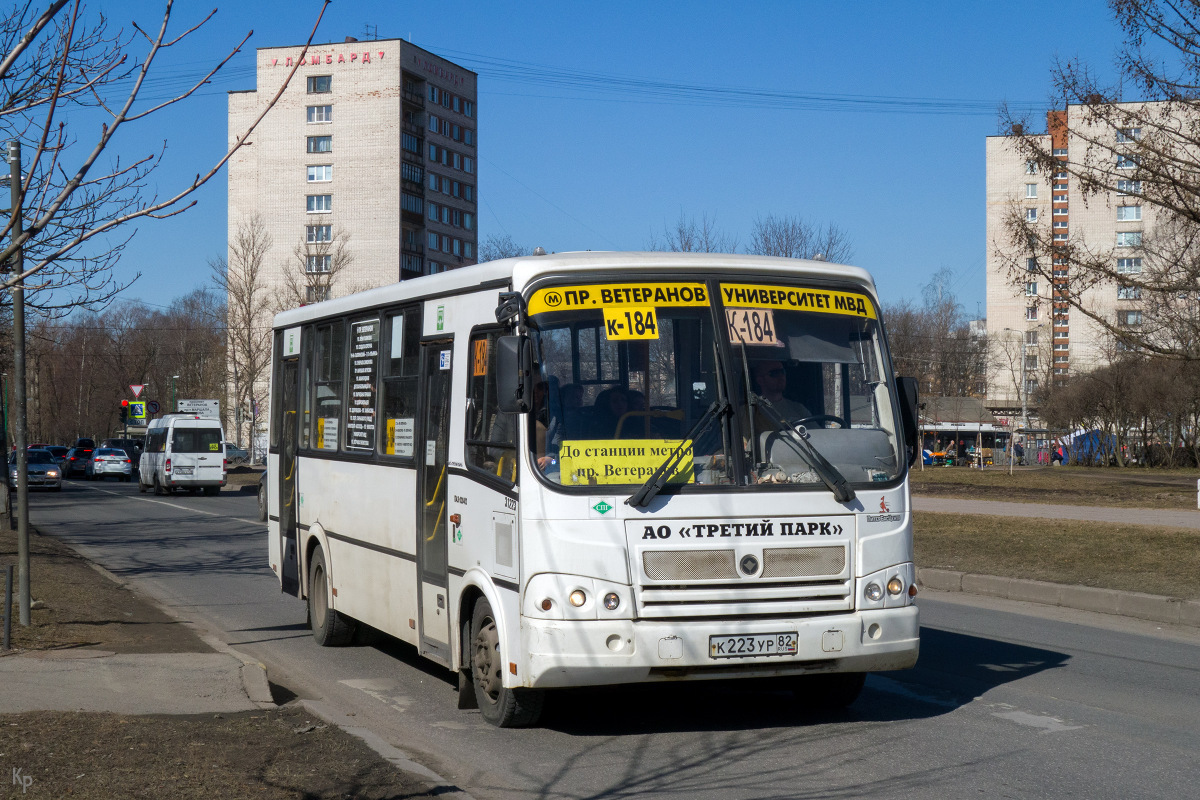 Санкт-Петербург, ПАЗ-320412-14 № К 223 УР 82