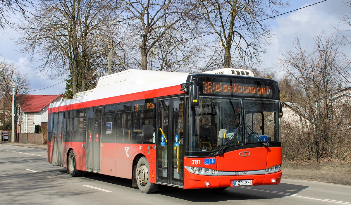 Литва, Solaris Urbino III 12 CNG № 781