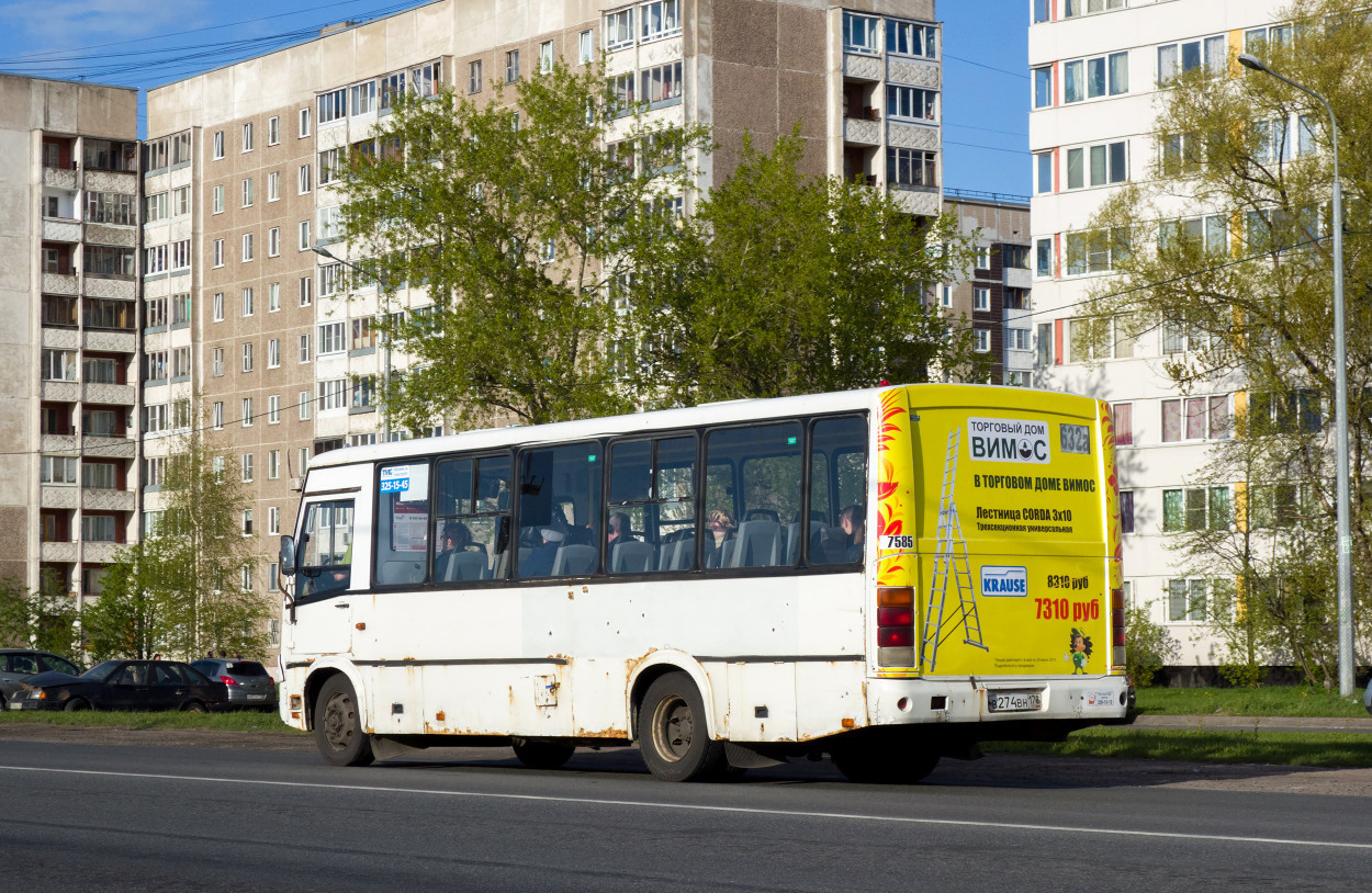 Санкт-Петербург, ПАЗ-320412-05 № 7585