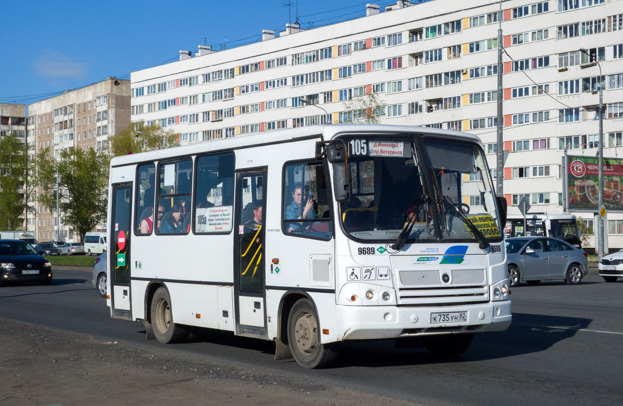 Санкт-Петербург, ПАЗ-320302-11 № 9689