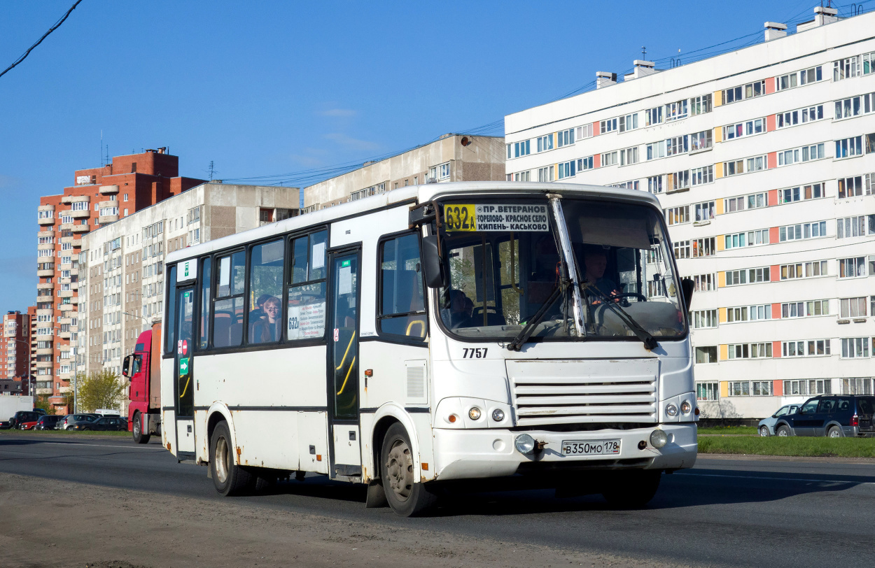 Санкт-Петербург, ПАЗ-320412-05 № 7757