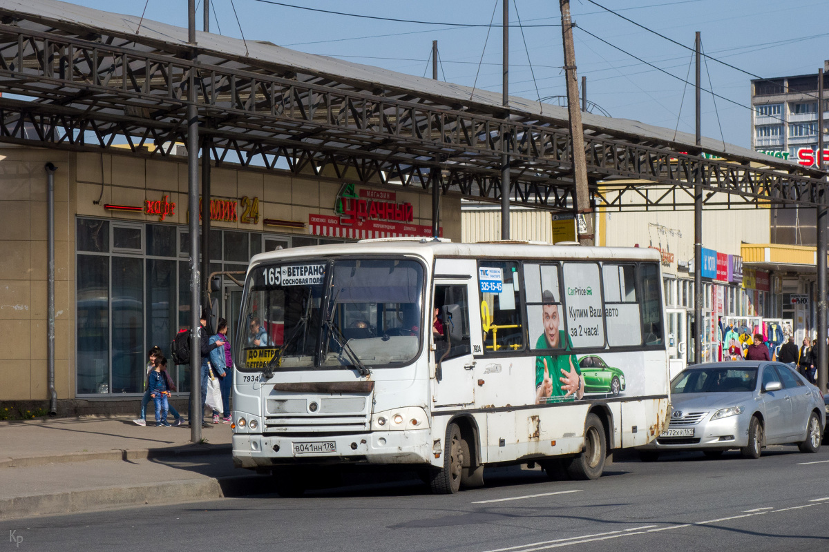 Санкт-Петербург, ПАЗ-320402-05 № 7934