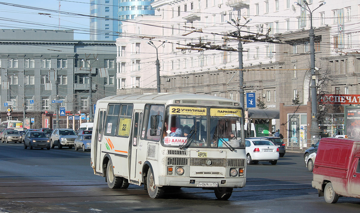 Челябинская область, ПАЗ-32054 № У 069 СО 174