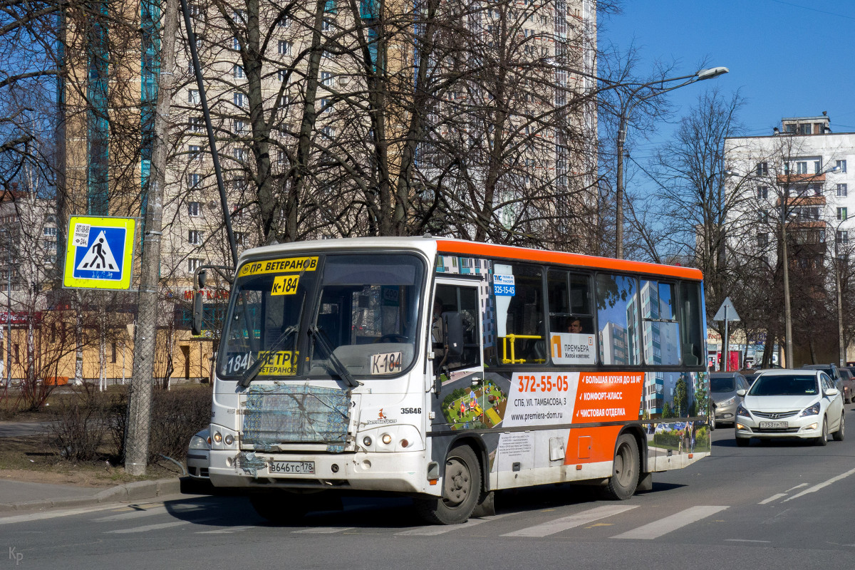 Санкт-Петербург, ПАЗ-320402-05 № В 646 ТС 178