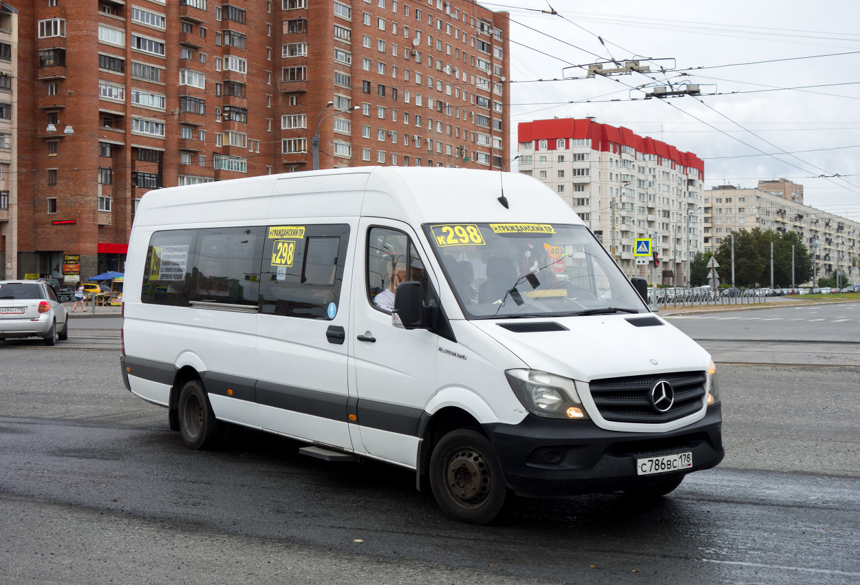 Санкт-Петербург, Луидор-22360C (MB Sprinter) № С 786 ВС 178