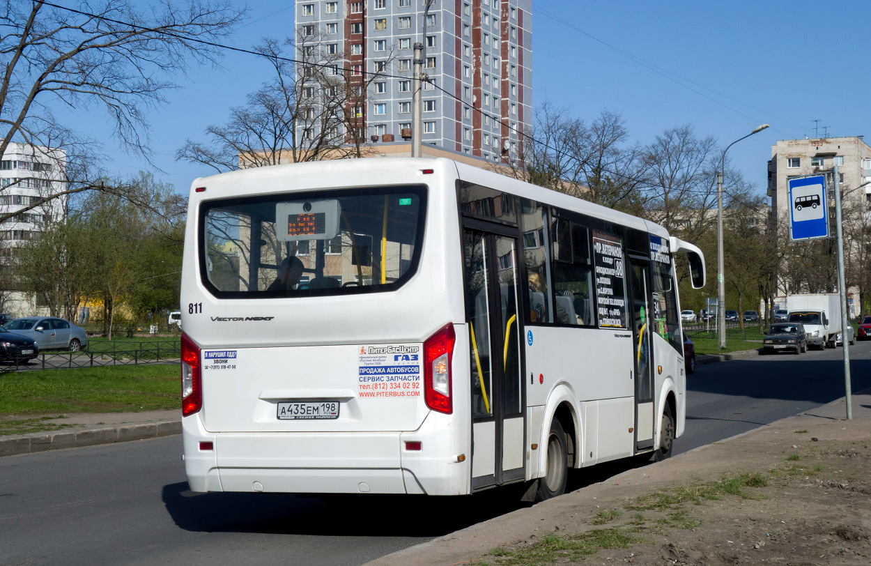 Санкт-Петербург, ПАЗ-320435-04 "Vector Next" № 811