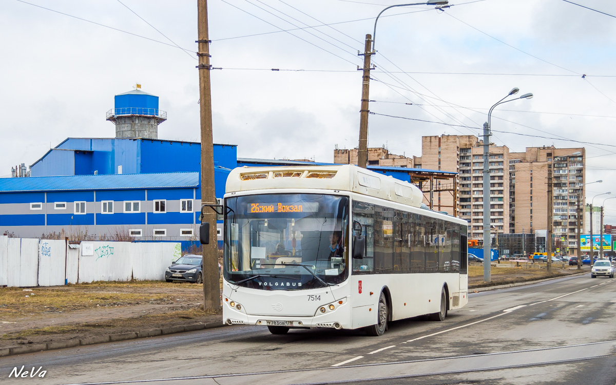 Санкт-Петербург, Volgabus-5270.G2 (CNG) № 7514