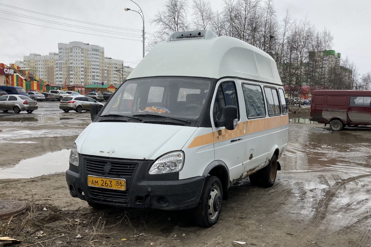 Khanty-Mansi AO, Luidor-225000 (GAZ-3221) Nr. АМ 263 86