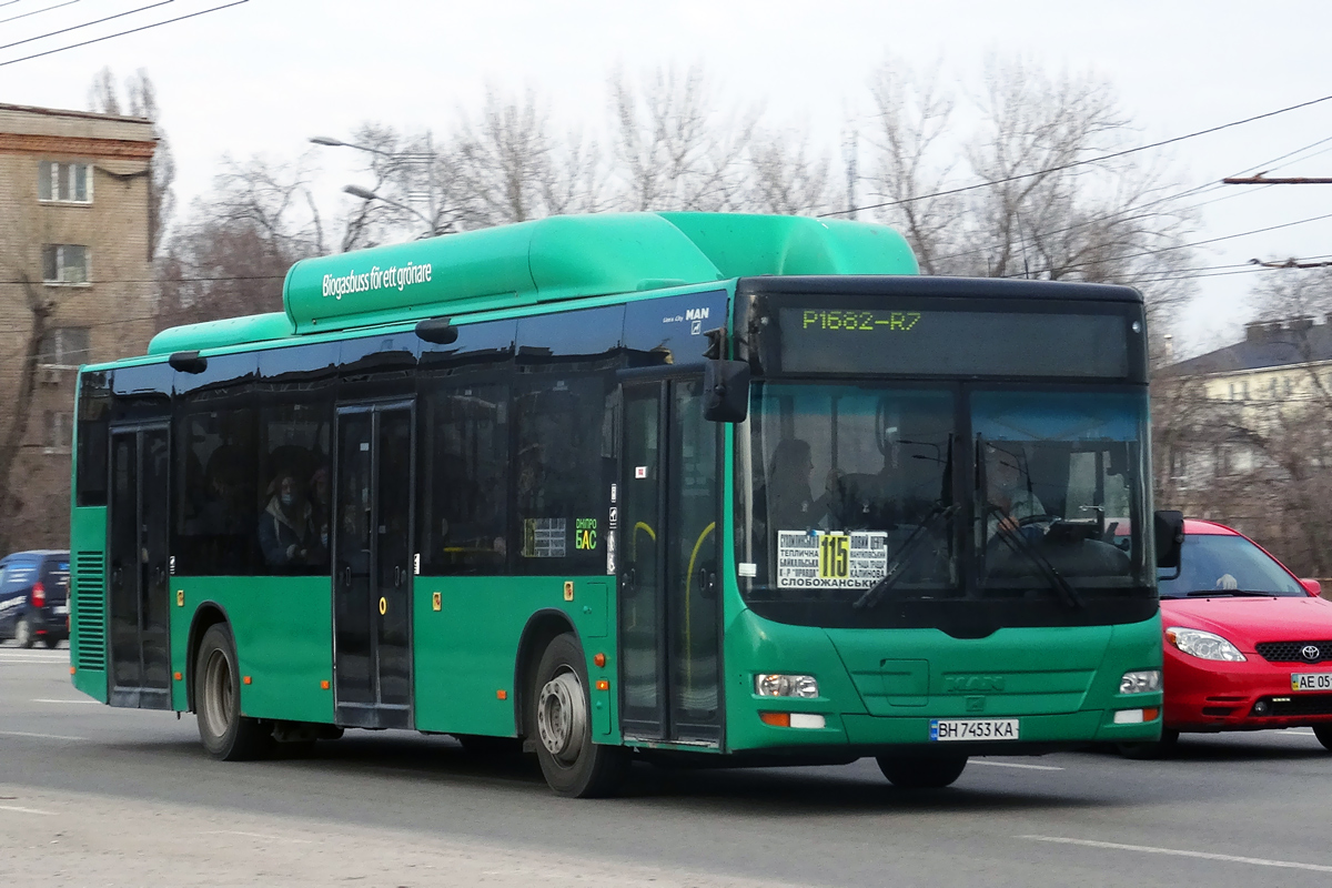 Днепропетровская область, MAN A21 Lion's City NL313 CNG № 11129