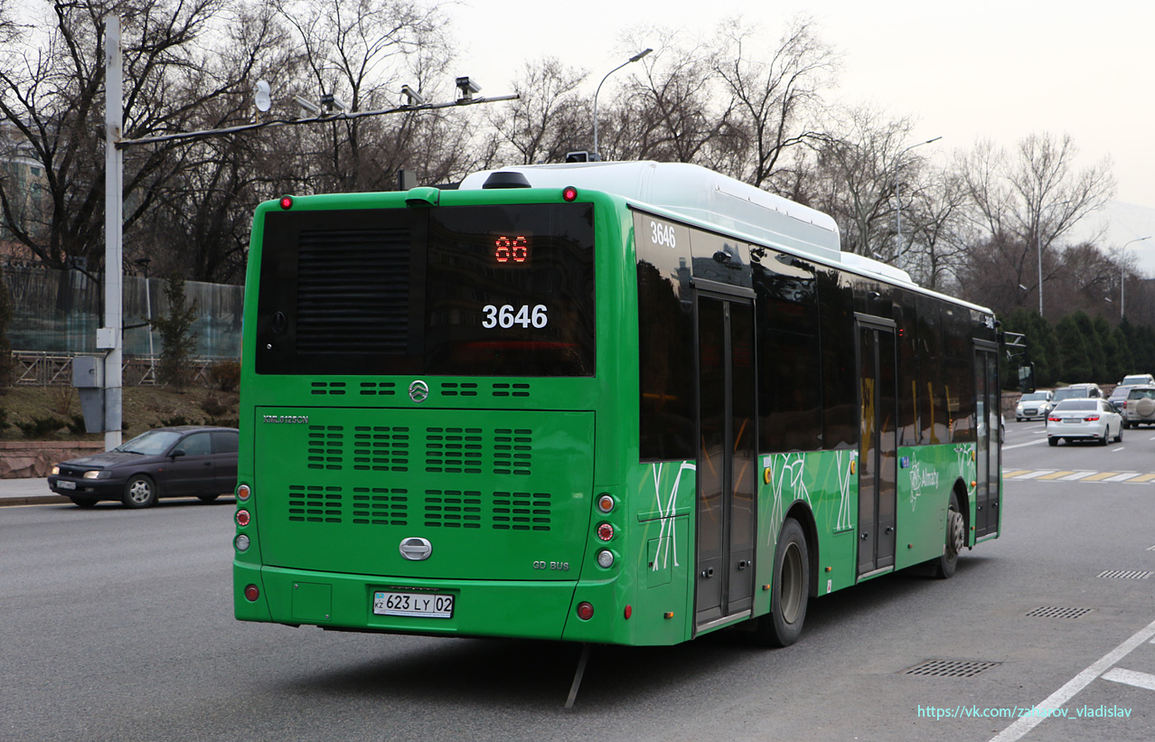 Алматы, Golden Dragon XML6125CN (Hyundai Trans Auto) № 3646